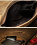 Handmade Leather Men's Crossbody Bag, Retro Genuine Leather Shoulder Bag for Men, Christmas gift RockCow Leather Studio