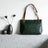 Handmade Vegetable Tanned Leather Tote Bag Leather Shopping Bag Vintage Woman Leather Shoulder Bag Large Work Tote Bag RockCow Leather Studio