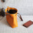 Handmade Vegetable Tanned Leather Tote Bag Leather Shopping Bag Vintage Woman Leather Shoulder Bag Large Work Tote Bag RockCow Leather Studio