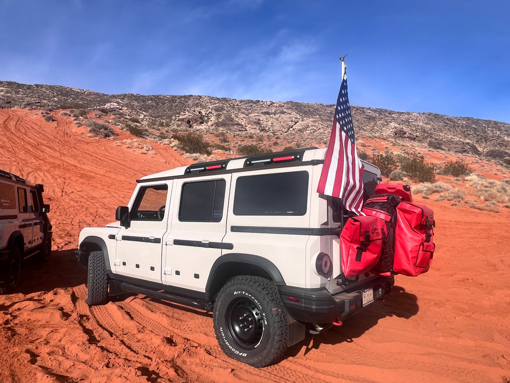 INEOS Grenadier Adventure Gear Bag Ladder Overland Gear Guy