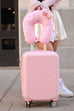 Hello Kitty Pose All Over 22" Hard-Sided Luggage Pink Ful Luggage