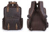 The Gaetano | Large Leather Backpack Camera Bag with Tripod Holder STEEL HORSE LEATHER