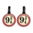 Hogwarts Express Platform 9 ¾ Luggage Tags Set Ful Luggage