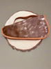 Brown & White Cowhide Gun Case with Handle Cowhide and Conchos