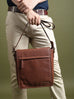 Leather Crossbody Bag for Travel Work Classy Leather Bags