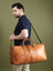 Port Blair Leather Duffle Travel Bag Classy Leather Bags