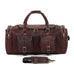 Vintage Dark Brown Traveller Duffle Bag Classy Leather Bags