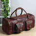 Vintage Dark Brown Traveller Duffle Bag Classy Leather Bags