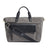 Voyager Canvas Leather Briefcase, Gray Classy Leather Bags