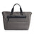 Voyager Canvas Leather Briefcase, Gray Classy Leather Bags