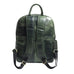 Luxury Italian Leather Backpack, Green Classy Leather Bags