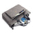 Voyager Canvas Leather Briefcase, Gray Classy Leather Bags