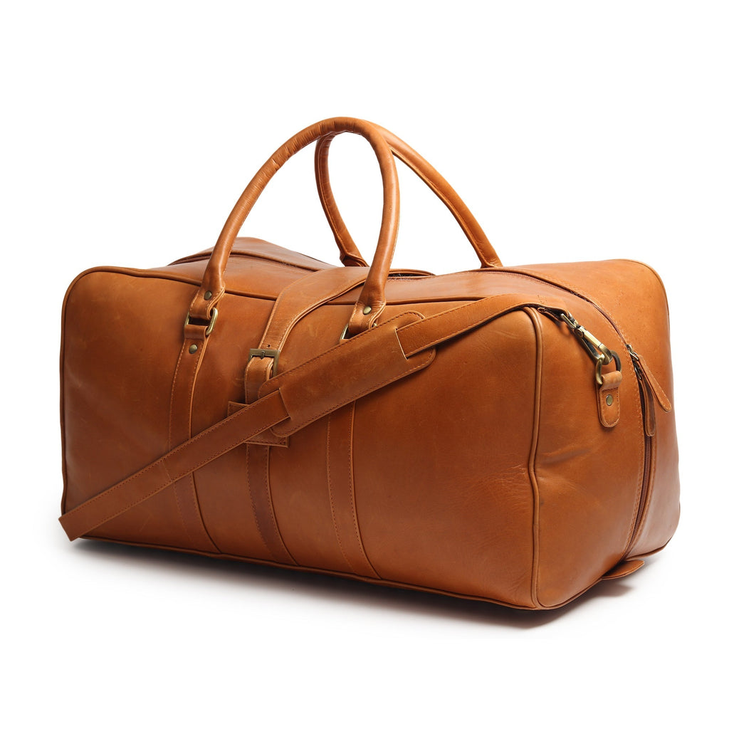 Port Blair Leather Duffle Travel Bag Classy Leather Bags