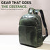Luxury Italian Leather Backpack, Green Classy Leather Bags