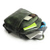 Luxury Italian Leather Backpack, Green Classy Leather Bags