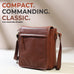 Leather Crossbody Bag for Travel Work Classy Leather Bags