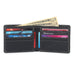 Black Textured Leather Mens Wallet Classy Leather Bags