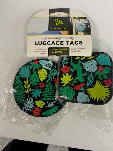 Travelon Lizard and Fauna Luggage Tags