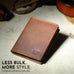 Buffalo Leather Men's Wallet - Vertical Classy Leather Bags