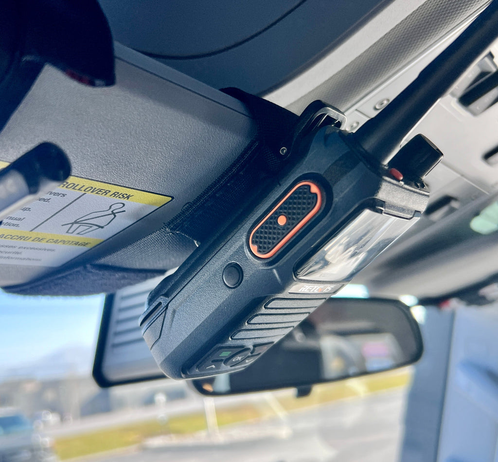 Sun Visor Radio Pouch OPEN STYLE Overland Gear Guy