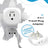 India, Pakistan Travel Plug Adapter - 4 in 1 - Ultra Compact - Light Weight (PT-10) Ceptics
