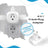 European Travel Plug Adapter - 4 in 1 - Ultra Compact - Light Weight (PT-9C) Ceptics