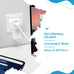 European Schuko Travel Plug Adapter - 4 in 1 - Ultra Compact - Light Weight (PT-9) Ceptics