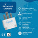 India Travel Adapter - Type D - 3 Pack (GP-10) Ceptics