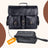 The Retro Black +  FREE Toiletry Bag Classy Leather Bags