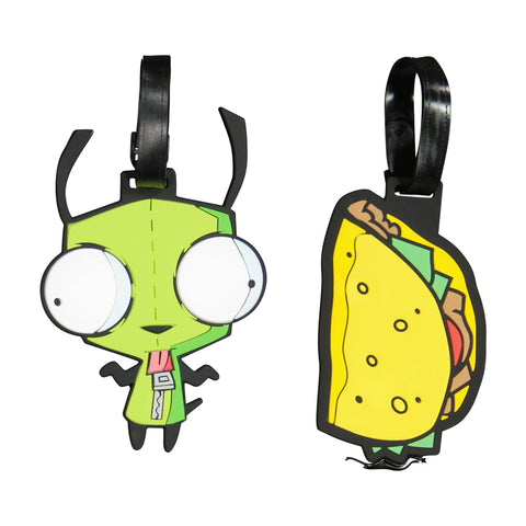 Invader Zim GIR & Taco Luggage Tag 2-Piece Set Ful Luggage