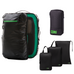 Island Hopper Travel Bundle - Backpack + Toiletry Bag + Compression Packing Cubes with YKK COR Surf