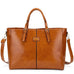 Julia Rustic Vegan Leather Weekender Duffel Bag Travellty