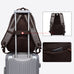 Canvas Laptop Backpack Canvas Travel Backpack Unisex Backpack For Work RockCow Leather Studio