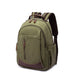 Canvas Laptop Backpack Canvas Travel Backpack Unisex Backpack For Work RockCow Leather Studio