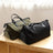 Large Duffel Bag Canvas Leather Weekender Bag Stylish Unisex Leather Duffle Bag RockCow Leather Studio