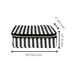 Large Pill Travel Case with Individual Daily Pill Organizer, Striped Bag-all