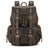 Leather Backpack For Men Retro Leather Travel Backpack Handmade Leather School Bag Large Laptop Bag RockCow Leather Studio