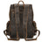 Leather Backpack For Men Retro Leather Travel Backpack Handmade Leather School Bag Large Laptop Bag RockCow Leather Studio