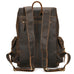 Leather Backpack For Men Retro Leather Travel Backpack Handmade Leather School Bag Large Laptop Bag RockCow Leather Studio