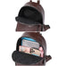 Leather Backpack Women Top Grain Leather Backpack Purse Top Natural Cowhide Leather City Backpack Leather Travel Rucksack SX3096 RockCow Leather Studio