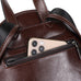 Leather Backpack Women Top Grain Leather Backpack Purse Top Natural Cowhide Leather City Backpack Leather Travel Rucksack SX3096 RockCow Leather Studio