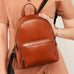 Leather Backpack Women Top Grain Leather Backpack Purse Top Natural Cowhide Leather City Backpack Leather Travel Rucksack SX3096 RockCow Leather Studio