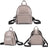Leather Backpack Women Top Grain Leather Backpack Purse Top Natural Cowhide Leather City Backpack Leather Travel Rucksack SX3096 RockCow Leather Studio