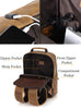 Leather Backpack for Men Full Grain Leather Travel Backpack Handmade Leather 15.6 inches Laptop Backpack Gift For Him RockCow Leather Studio