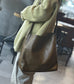Leather Designer Bucket Bag With Adjustable Strap, Women Full Grain Leather Shoulder Bag For Everyday Use, Soft Leather Crossbody Bag RockCow Leather Studio