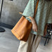 Leather Designer Bucket Bag With Adjustable Strap, Women Full Grain Leather Shoulder Bag For Everyday Use, Soft Leather Crossbody Bag RockCow Leather Studio