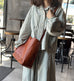 Leather Designer Bucket Bag With Adjustable Strap, Women Full Grain Leather Shoulder Bag For Everyday Use, Soft Leather Crossbody Bag RockCow Leather Studio