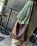 Leather Designer Bucket Bag With Adjustable Strap, Women Full Grain Leather Shoulder Bag For Everyday Use, Soft Leather Crossbody Bag RockCow Leather Studio