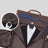 Leather Garment Duffel Bag with Shoe Pouch Waterproof Leather Weekender Bag Hanging Clothes Bag Large Overnight Bag RockCow Leather Studio