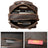 Leather Laptop Backpack for Men Vintage Full Grain Leather Backpack for Travel, Work & School RockCow Leather Studio